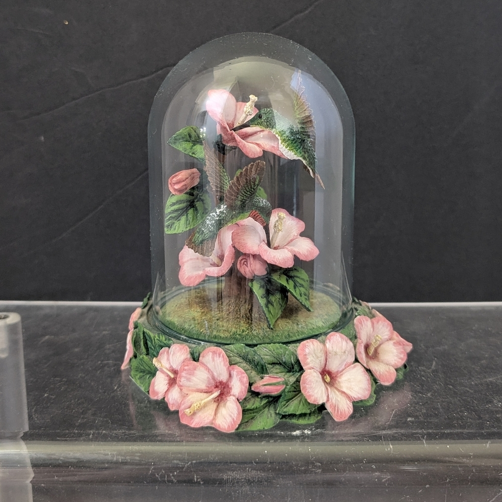 hummingbird SPLENDOR BY THERESA POITOWITZ HEIRES hand painted sculpture